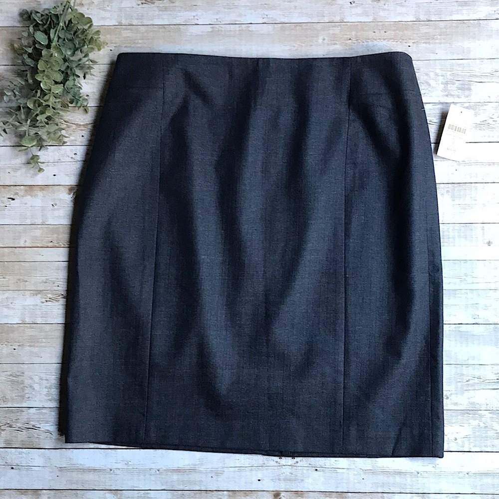 NWT Coldwater Creek Smooth Denim Pencil Skirt Size 16